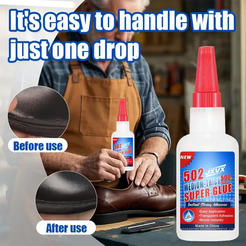 50 g 502 Superkleber professionell für Schuhreparatur und Leder