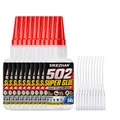 502 Sekundenkleber 50 g stark haftend für Leder und Metall – Farbe 10 bottles