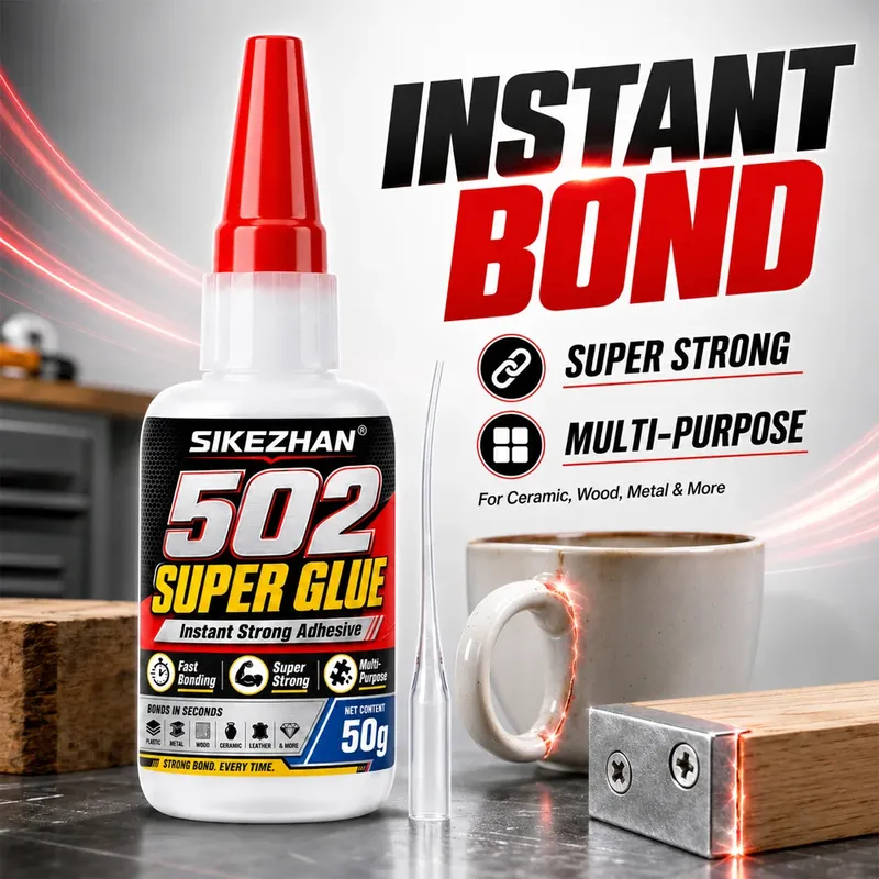 502 Sekundenkleber 50 g stark haftend für Leder und Metall