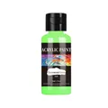 Acrylfarbe 24 Farben für Stoff und Leder DIY – Farbe Fluoreszierendes Grün