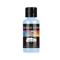 Acrylfarbe 24 Farben für Stoff und Leder DIY – Farbe Hellblau