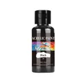 Acrylfarbe 24 Farben für Stoff und Leder DIY – Farbe Schwarz