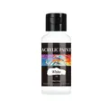 Acrylfarbe 24 Farben für Stoff und Leder DIY – Farbe Weiß