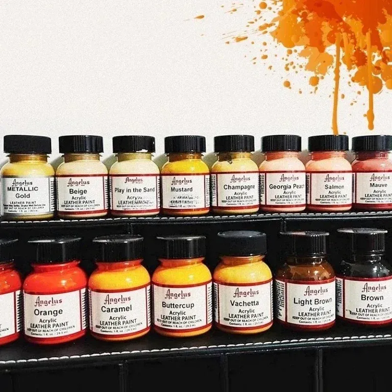 Acrylfarbe 28 ml 18 Farben für Leder und Schuhe