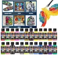 Acrylfarbe 30 ml für Stoff und Leder DIY – 1
