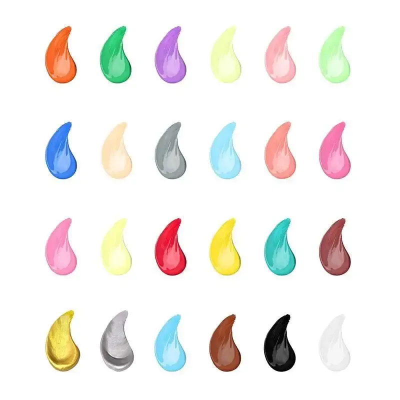 Acrylfarbe 30 ml für Stoff und Leder DIY