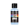 Acrylfarbe 30 ml für Stoff und Leder DIY – Farbe light blue