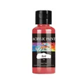 Acrylfarbe 30 ml für Stoff und Leder DIY – Farbe red