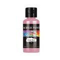 Acrylfarbe 30 ml für Stoff und Leder DIY – Farbe Rose Red