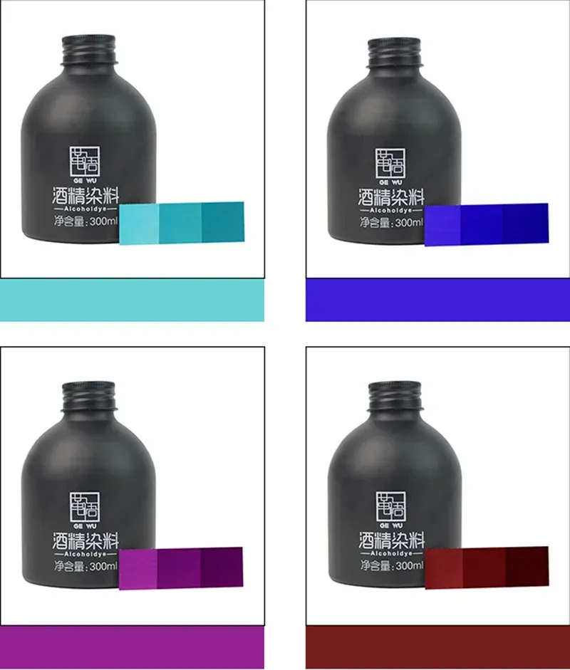 Alkohol Lederfarbpigment mehrfarbig für DIY Lederwaren