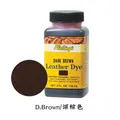 Alkohol Lederfarbstoff flüssig für DIY Lederwaren – Farbe Dark Brown