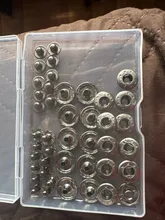Kundenbewertungen – Druckknopf Set Leder Messing 12 Sets für Kleidung Taschen 15 mm