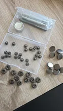 Kundenbewertungen – Druckknopf Set Metall 12 Sets für Leder Taschen Kleidung 10 bis 15 mm