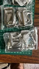 Kundenbewertungen – Gürtelschnalle Edelstahl 1 bis 5 Stück für Leder Hundeleinen Taschen 16 bis 50 mm