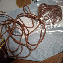 Kundenbewertungen – Kunstlederband rund flach 2 Meter für Armband Halskette