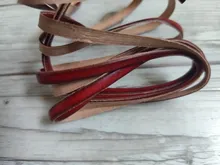 Kundenbewertungen – Kunstlederband rund flach 2 Meter für Armband Halskette