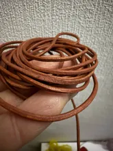 Kundenbewertungen – Kunstlederband rund flach 2 Meter für Armband Halskette