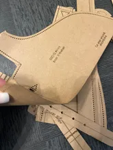 Kundenbewertungen – Leder Brusttasche Vorlage Papier Schablonen Umhängetasche