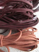 Kundenbewertungen – Lederband flach Mikrofaser 3 mm 5 Meter für DIY Perlen