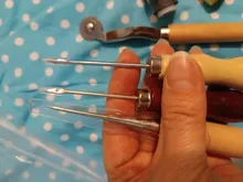 Kundenbewertungen – Lederhandwerk Nähset gewachster Faden Handquiltnadeln Ahle