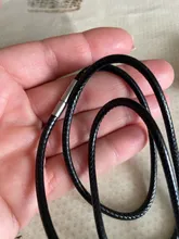 Kundenbewertungen – Lederkette 45 bis 60 cm mit Verschluss