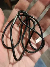 Kundenbewertungen – Lederkette 45 bis 60 cm mit Verschluss