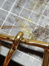 Kundenbewertungen – Messing Gürtelschnalle Einzelstift Leder Taschenriemen Hundehalsband