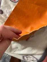 Kundenbewertungen – Rindsleder Orange Weich Ganzes Stück DIY Lederwaren