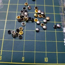 Kundenbewertungen – Runde Nieten Einzel Kappe 5 bis 10 mm für Leder Gürtel Hut Schuhe