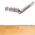 Buchstaben Zahlen Stempelset Leder 4 bis 10 mm – 1