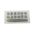 Buchstaben Zahlen Stempelset Leder 4 bis 10 mm – Farbe 10mm-TypeC