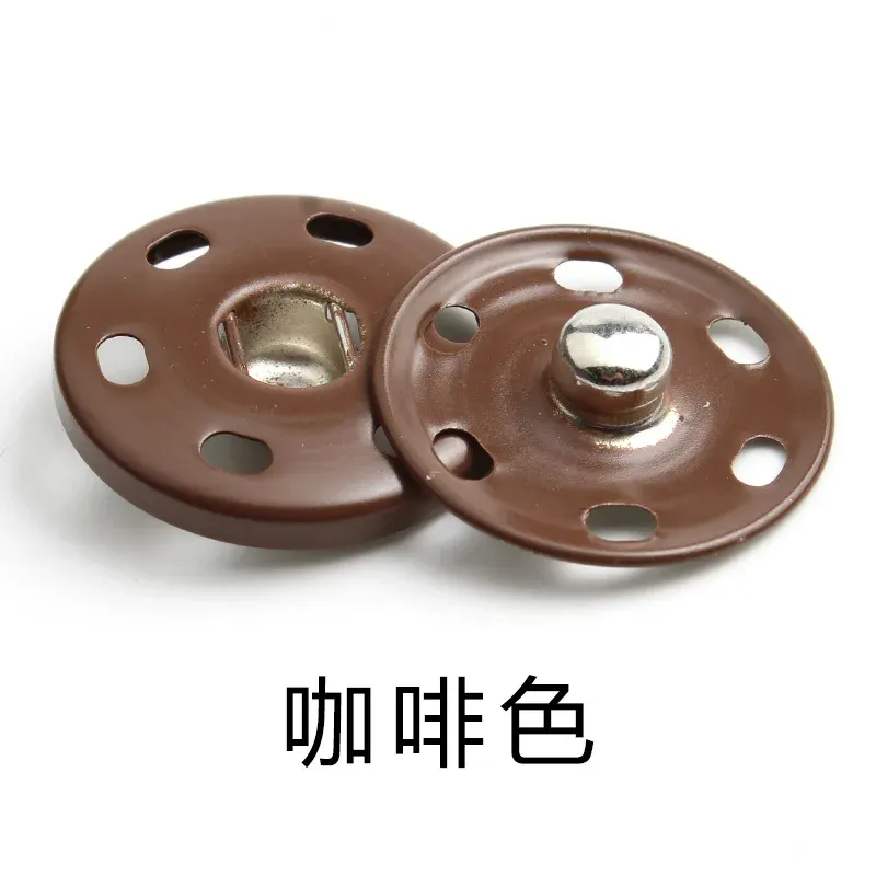 Bunte Metall Druckknöpfe 10 bis 25 mm für Nähen Leder Kleidung