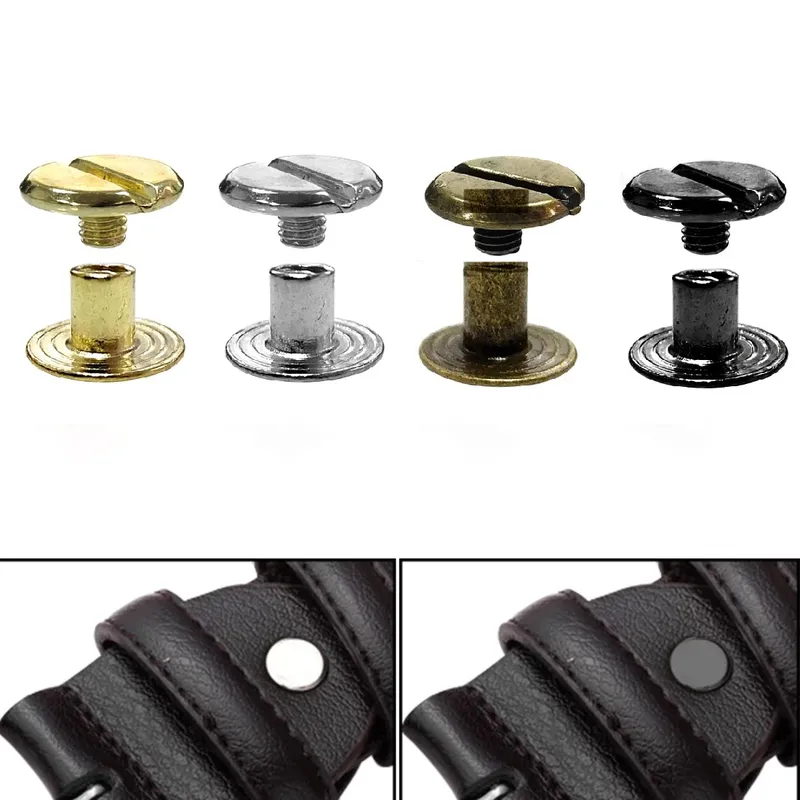 Chicago Schrauben Solide Runde Kopf Nagel Nieten M4x4mm bis M4x20mm 10 Stück
