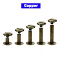 Chicago Schrauben Solide Runde Kopf Nagel Nieten M4x4mm bis M4x20mm 10 Stück – 5