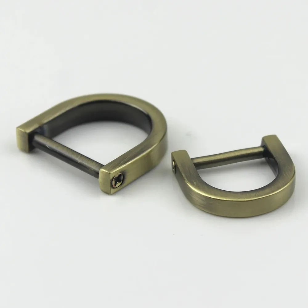D-Ring Schäkel mit Schraubverschluss 10mm bis 32mm 2 Stück