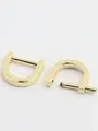 D-Ring Schäkel mit Schraubverschluss 10mm bis 32mm 2 Stück – Farbe gold