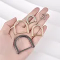 D-Schnalle Metall 2 Stück abnehmbar für Leder Gürtel Tasche Griff 0,9 bis 3,2 cm – 6