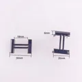 Dekorative Schnallen 30x20mm für Geldbörsen und Handtaschen 10 Stück – 4