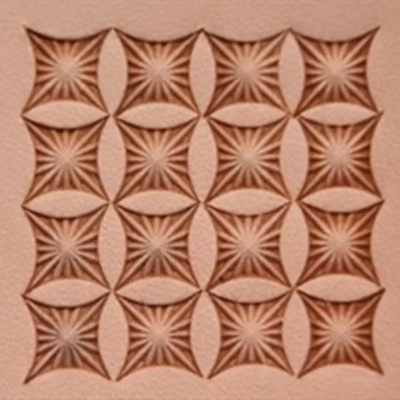 Diamant Radial Leder Prägewerkzeug Edelstahl 12 x 12 mm Stempel