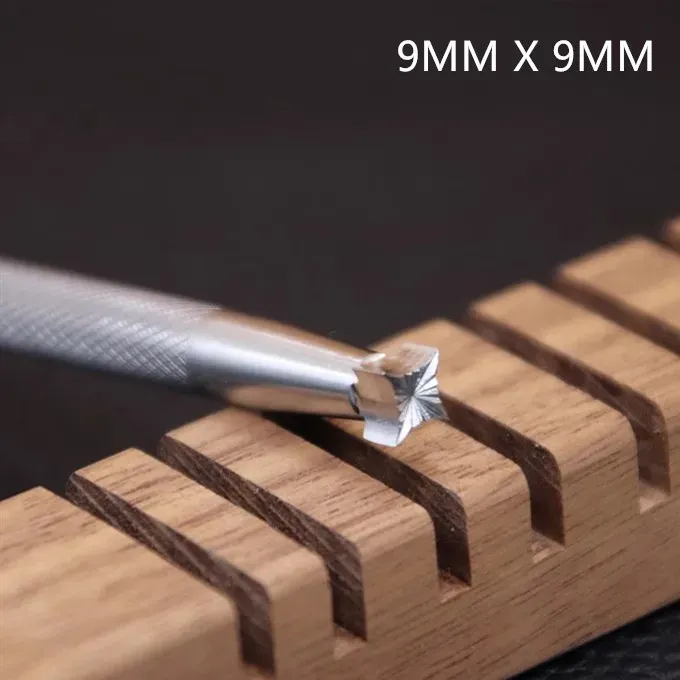 Diamant Radial Leder Prägewerkzeug Edelstahl 12 x 12 mm Stempel