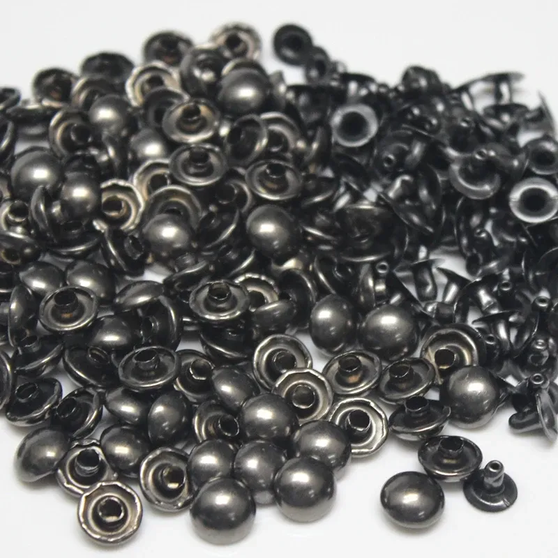 Dome Cap Nieten Rund 4 bis 10 mm für Leder Tasche Gürtel Kleidung Schuhe