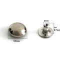 Dome Cap Nieten Rund 4 bis 10 mm für Leder Tasche Gürtel Kleidung Schuhe – Farbe D-10mm