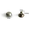 Dome Cap Nieten Rund 4 bis 10 mm für Leder Tasche Gürtel Kleidung Schuhe – Farbe D-5mm