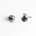Dome Cap Nieten Rund 4 bis 10 mm für Leder Tasche Gürtel Kleidung Schuhe – Farbe D-4mm