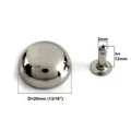 Dome Cap Nieten Rund 4 bis 10 mm für Leder Tasche Gürtel Kleidung Schuhe – Farbe D-20mm