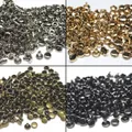 Doppel Kappe Nieten 6mm bis 8mm für Lederhandwerk und Kragen 100 Sets – 1