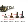 Doppel Kappe Nieten 6mm bis 8mm für Lederhandwerk und Kragen 100 Sets – 2
