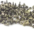 Doppel Kappe Nieten 6mm bis 8mm für Lederhandwerk und Kragen 100 Sets – 5