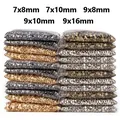 Doppelkappen Rundnieten 7x8mm bis 9x16mm für Lederhandwerk 20 Stück – 1
