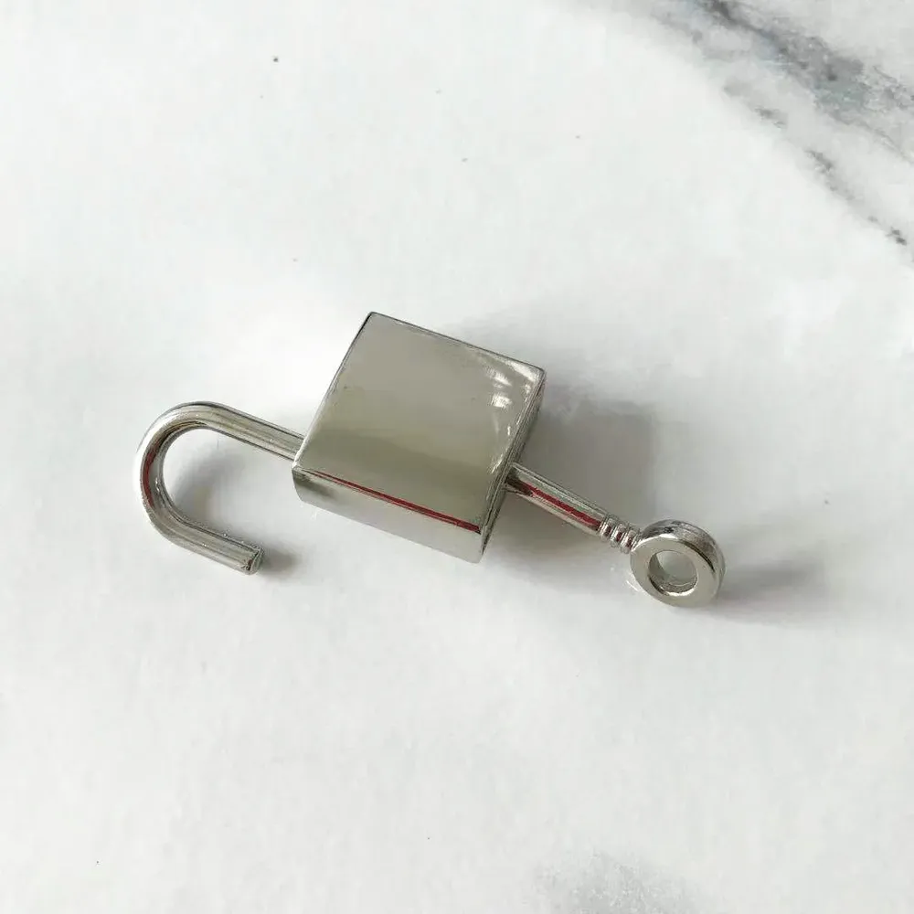 Drehverschluss Schloss Schnalle 45mm für Handtaschen 7 Stück
